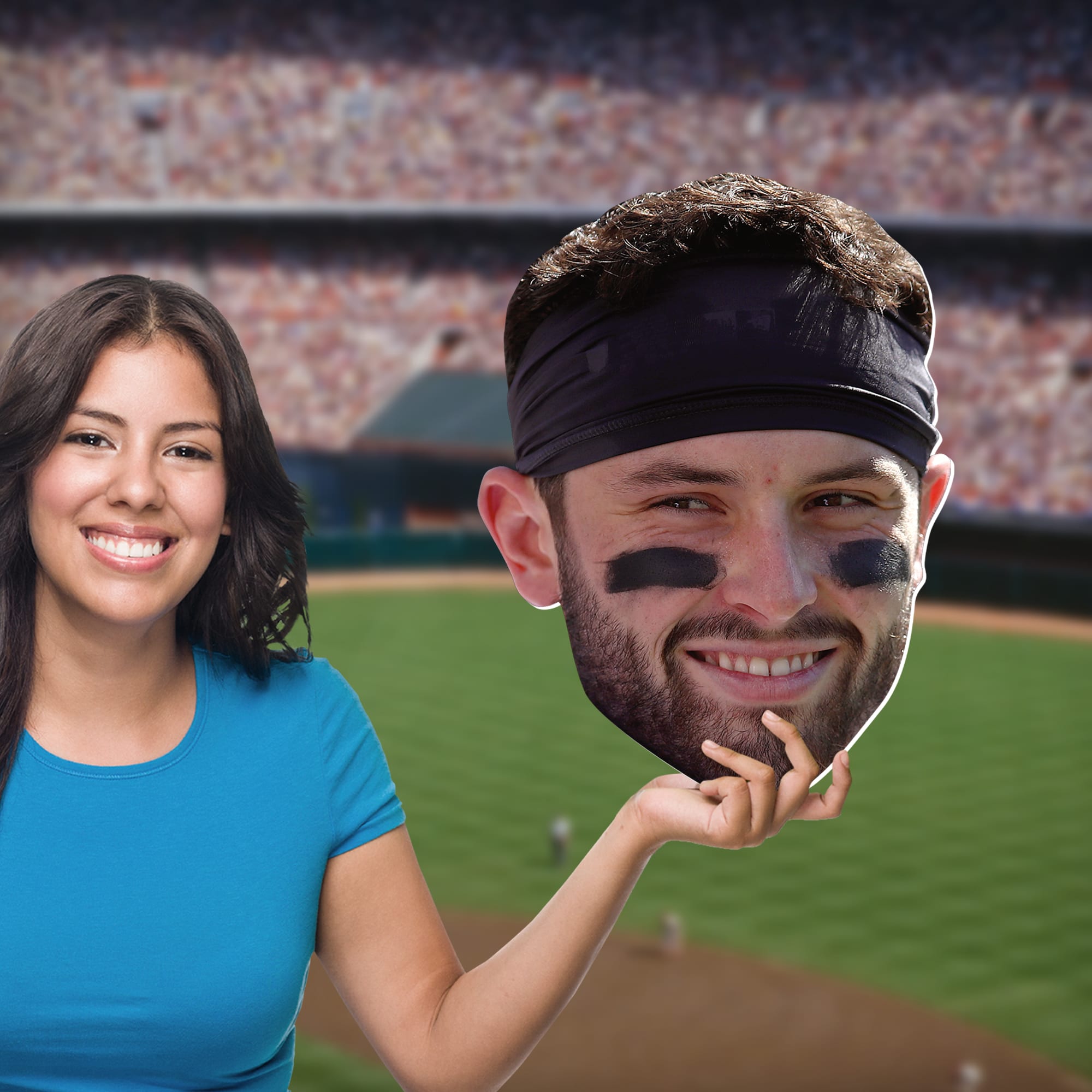 Baker Mayfield - Big Head - Official NFL - Tampa Bay Buccaneers - Foam Core Cutout