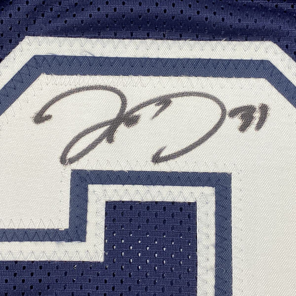 Autographed/Signed Trevon Diggs Dallas Dark Blue Football Jersey JSA COA