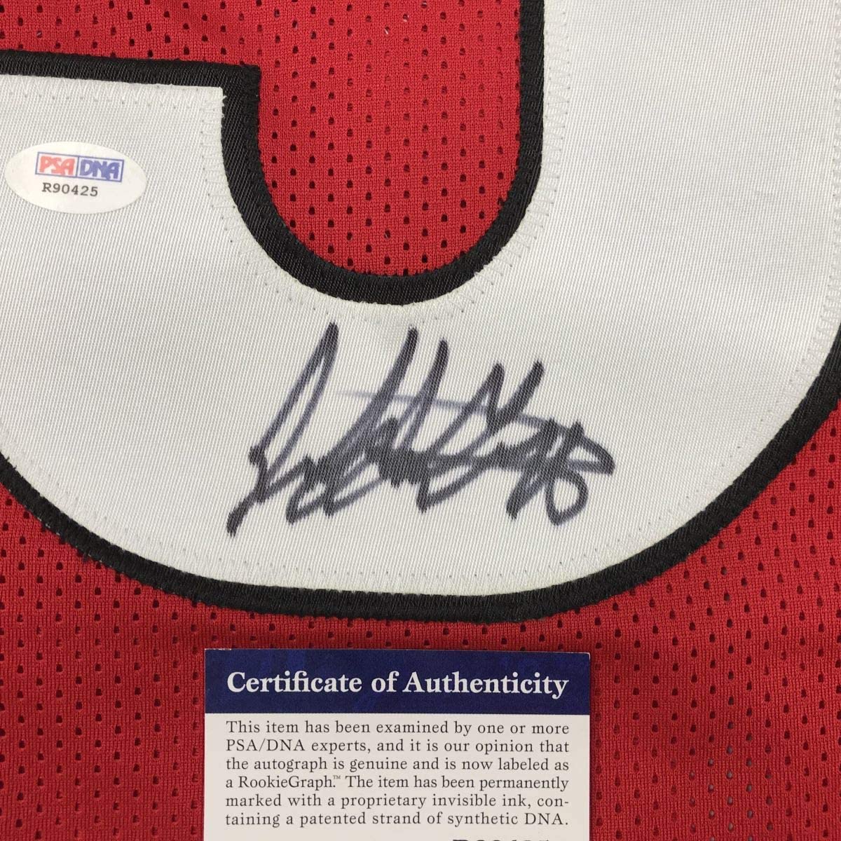 Autographed/Signed Todd Gurley Georgia Red College Football Jersey PSA/DNA COA