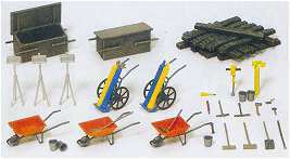 Preiser 17175 HO Scale Accessories for Track Workers