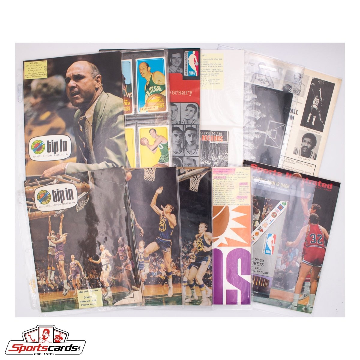 Lifetime Collection of San Diego Rockets Memorabilia