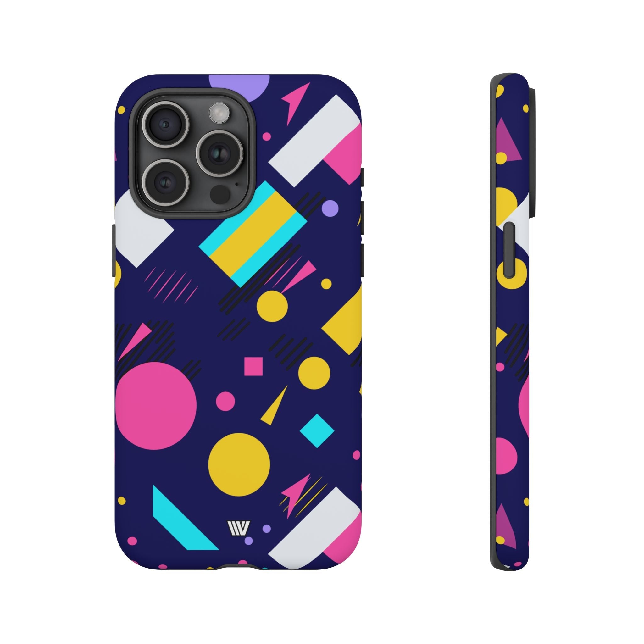 80s / 90s RETRO PATTERN DARK | Tough Phone Case