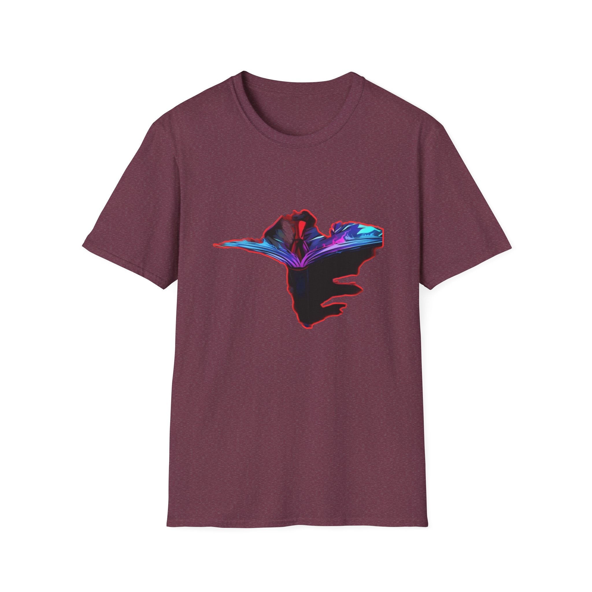 Dn Colorful Artistic Michigan Unisex Softstyle T-Shirt, Casual Wear, Unique Gift, Summer Outfit, Birthday Present, Art Lover's Tee