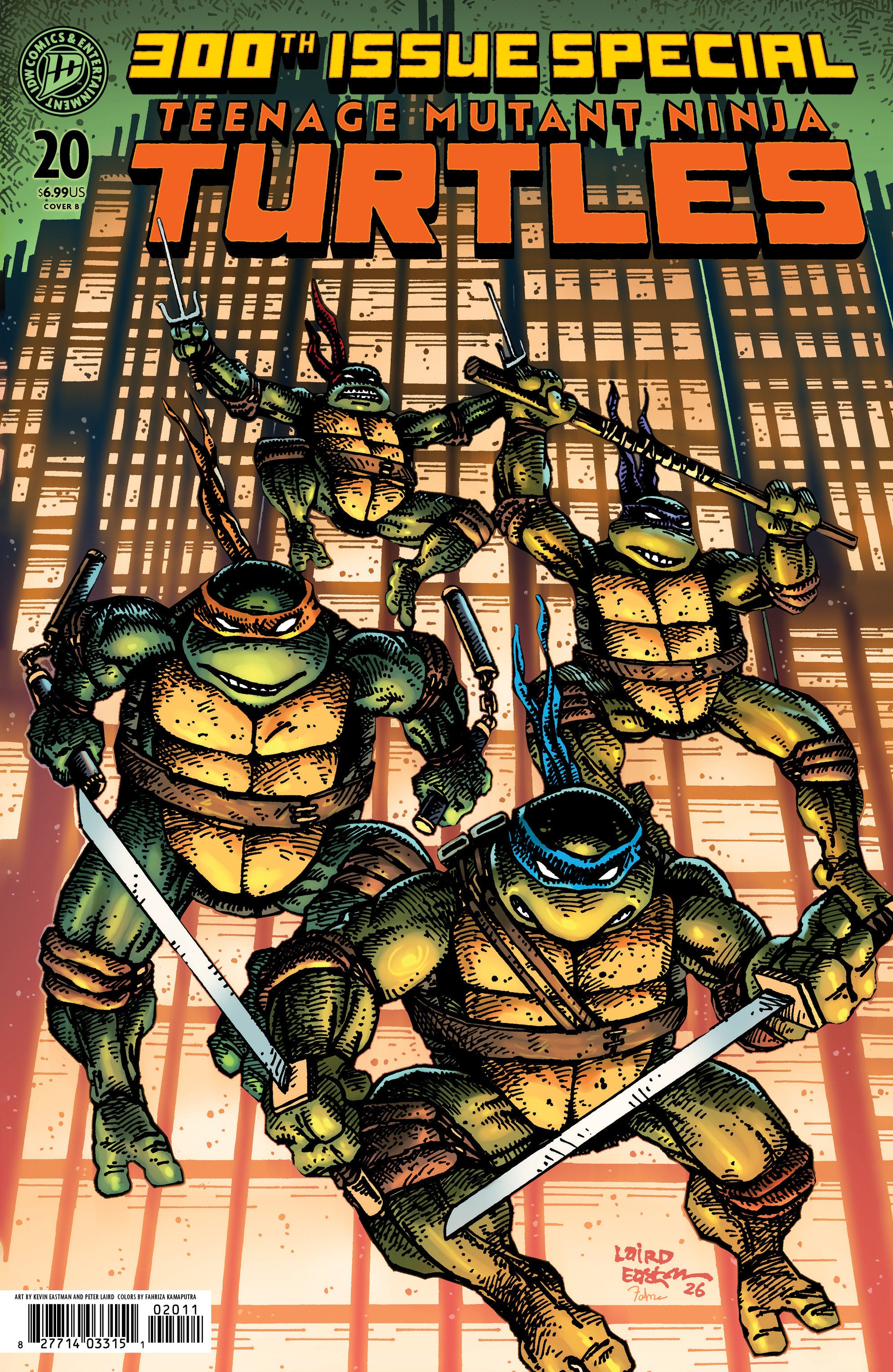 [6 PACK] Teenage Mutant Ninja Turtles #20: 300th Issue Special Variant Bundle (07/22/2026)
