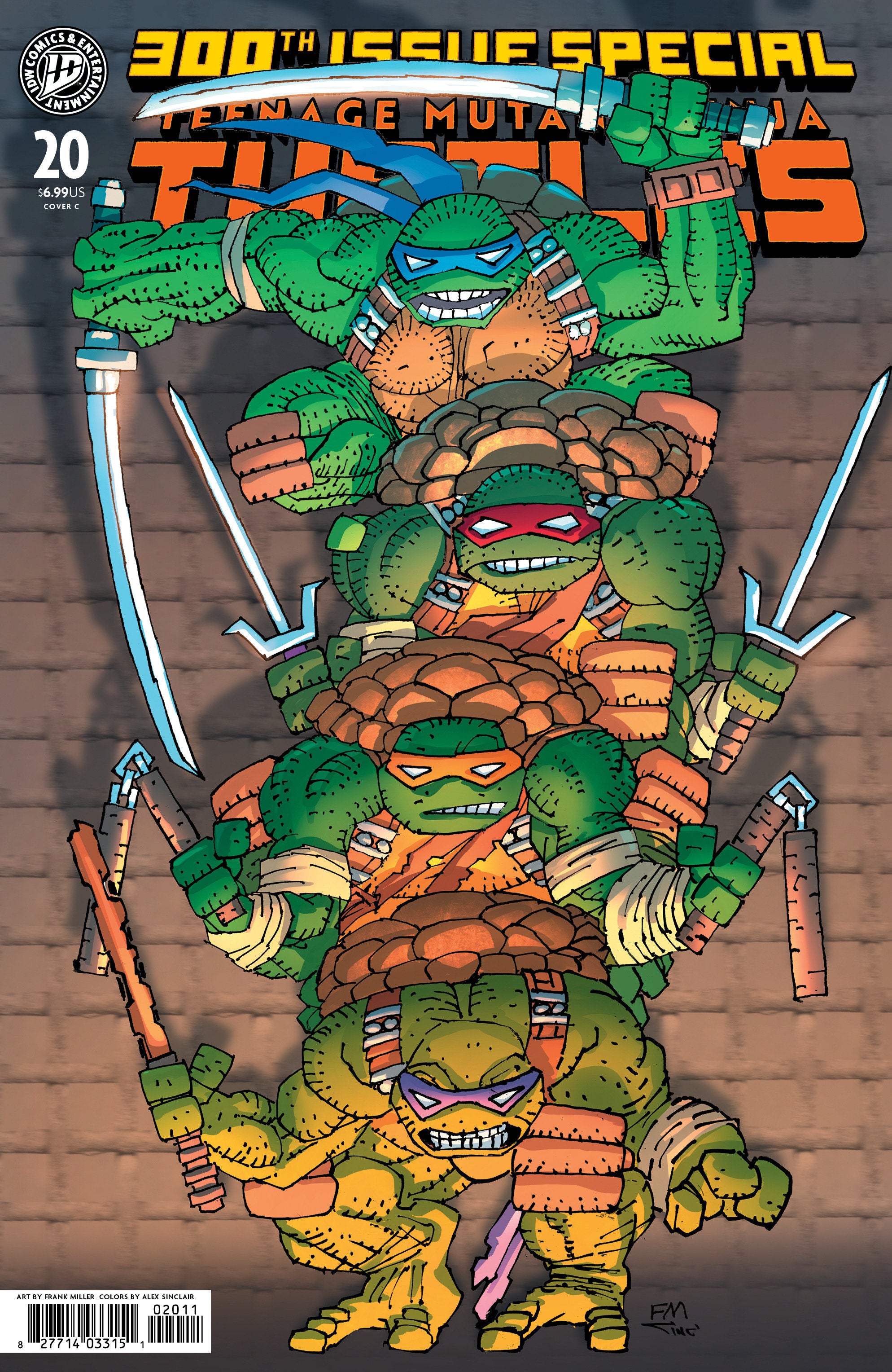 [6 PACK] Teenage Mutant Ninja Turtles #20: 300th Issue Special Variant Bundle (07/22/2026)