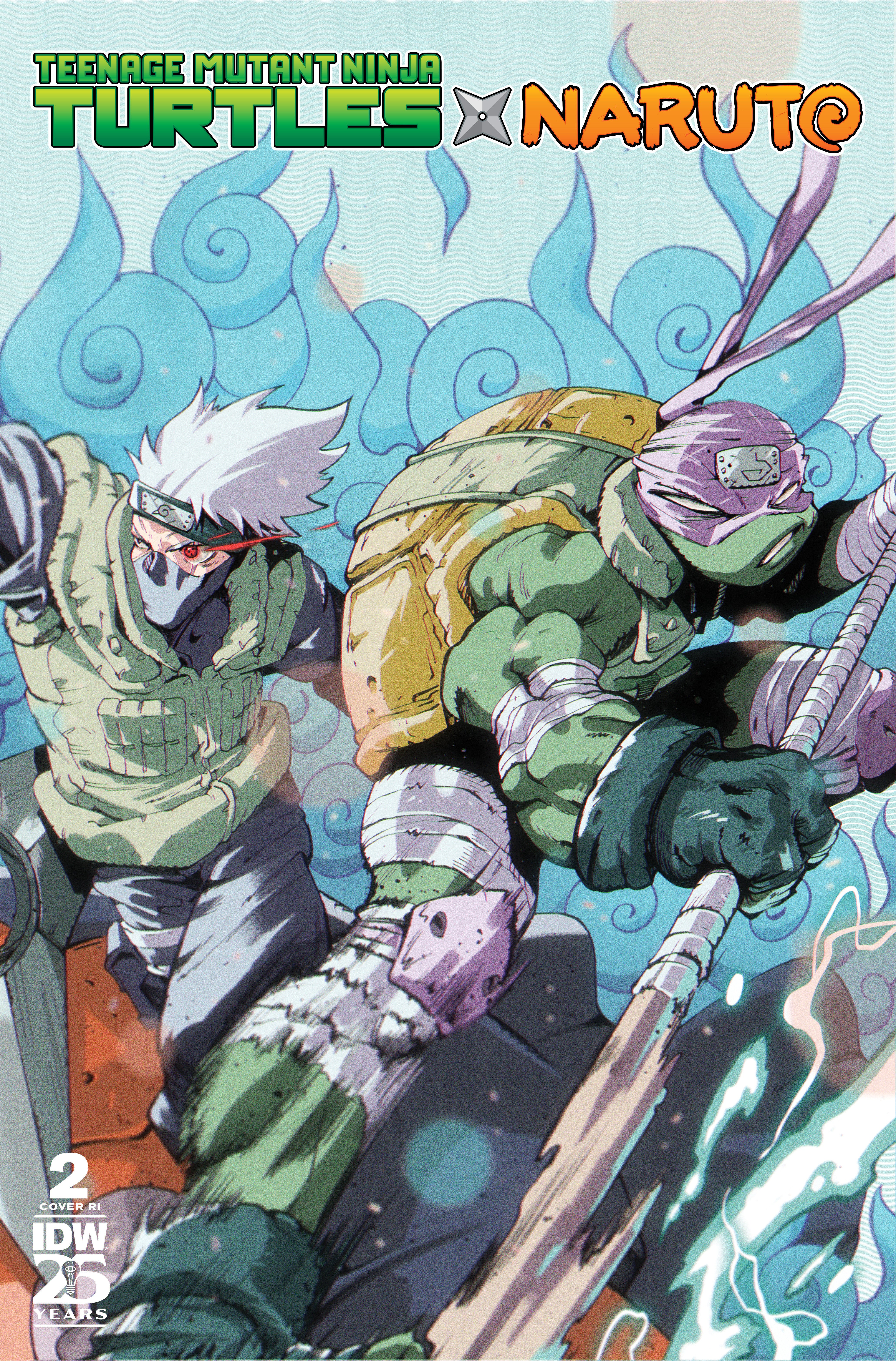 Teenage Mutant Ninja Turtles X Naruto #2 Variant Ri (75) (Ortiz)[1:75] Cb  (01/15/2025)