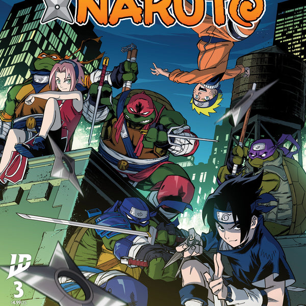 Teenage Mutant Ninja Turtles X Naruto #3 F 1:50 Khary Randolph (03/26/