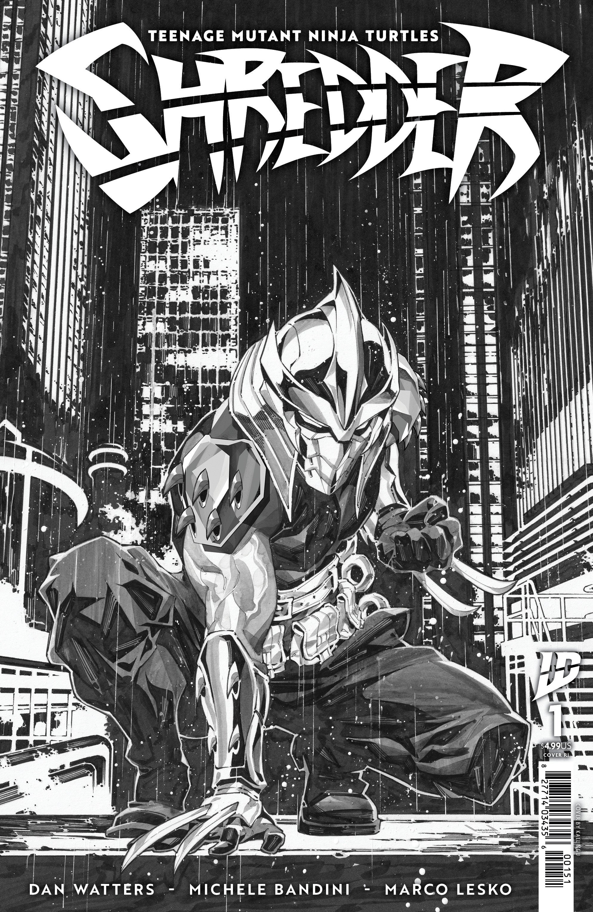 Teenage Mutant Ninja Turtles: Shredder #1 Variant RI (25) (Ngu B&W)[1:25] (08/27/2025)