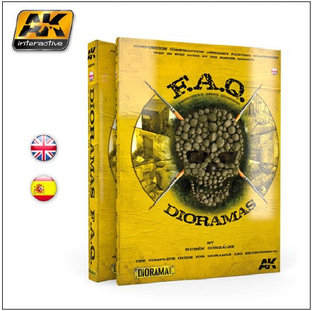 AK Interactive 8000 FAQ Dioramas: Complete Guide Book for Building Detailed Dior
