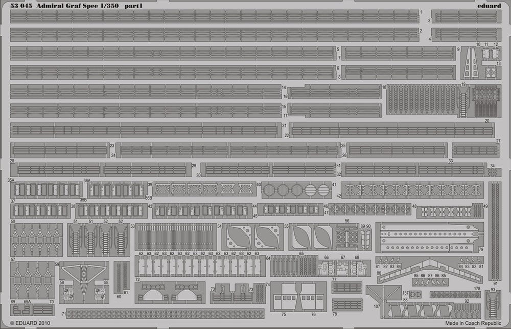 Eduard 53045 1/350 Ship- Admiral Graf Spee for TSM