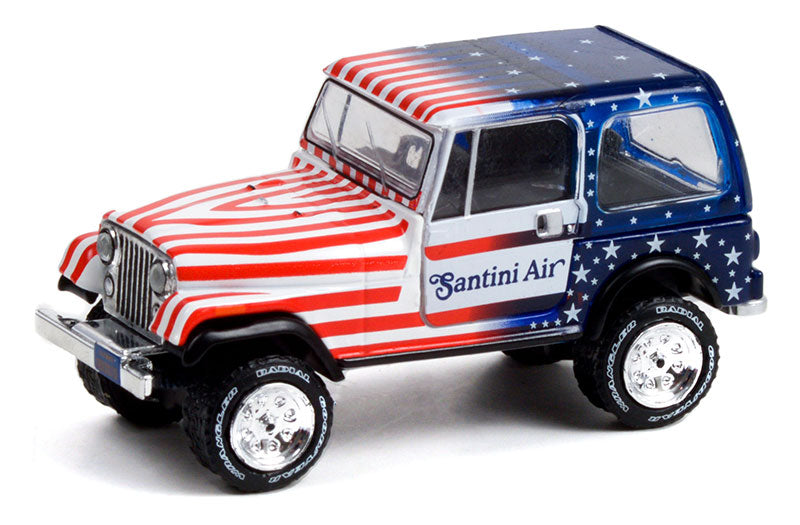 Greenlight 30281 1/64 Scale Santini Air - 1982 Jeep Cj-7