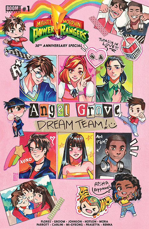 MIghty Morphin Power Rangers MMPR 30Th Annv Special #1 B Rian Gonzalez Variant (08/30/2023) Boom