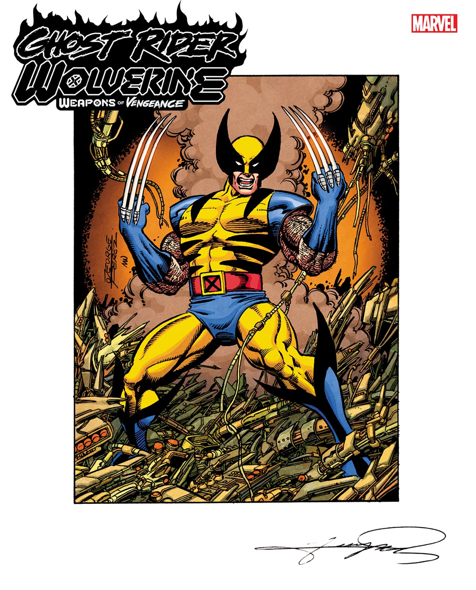 Ghost Rider Wolverine Weapons Vengeance Alpha #1 D (Of 4) George Perez Variant (08/09/2023) Marvel