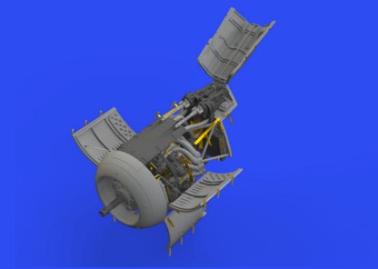 Eduard 648650 1/48 Aircraft- Fw190F8 Engine & Fuselage Guns for EDU (Photo-Etch