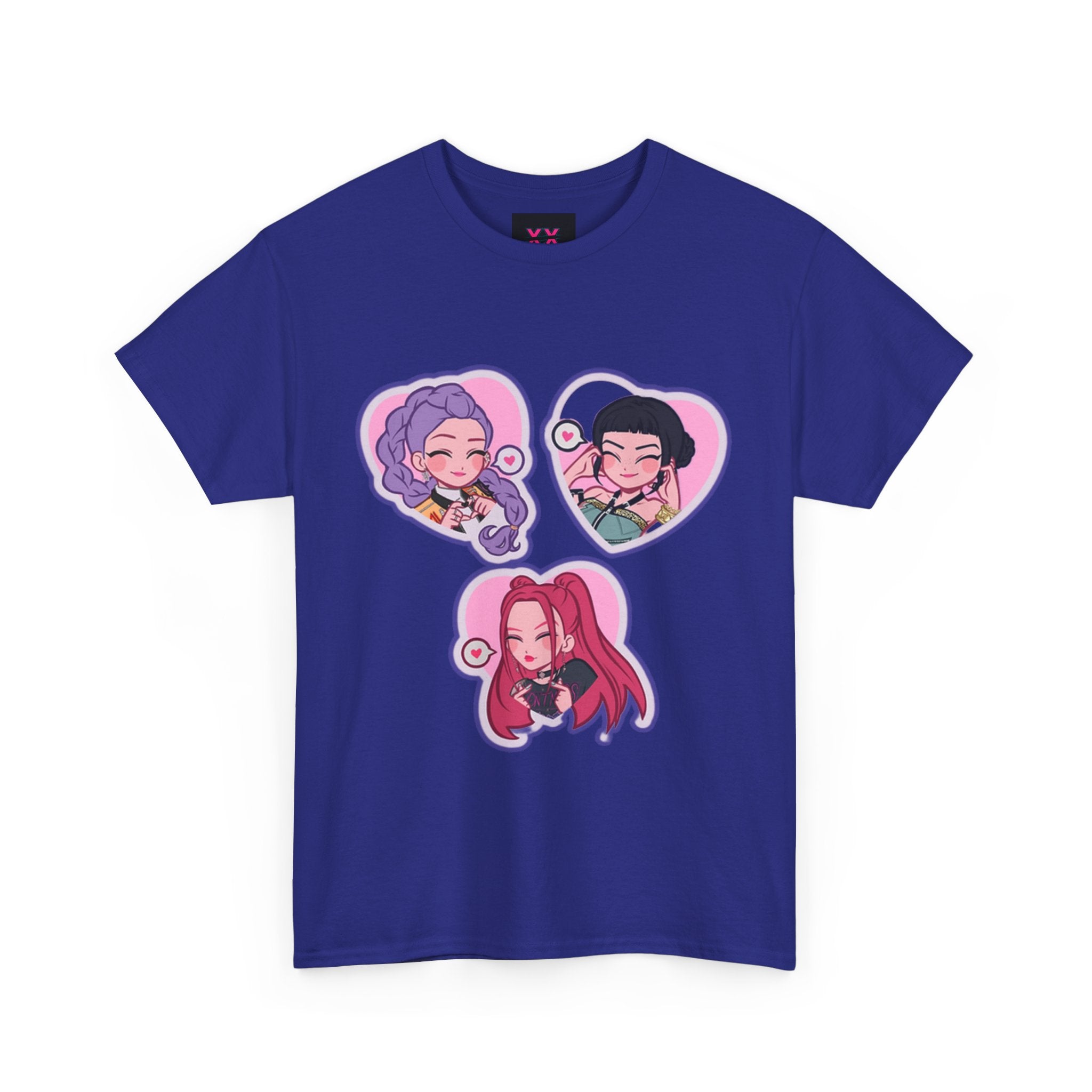 Idol style 1 Cotton Tee | Cute Character Tees, Graphic T-Shirts, Kawaii Apparel, Gift for Friends, Casual Streetwear