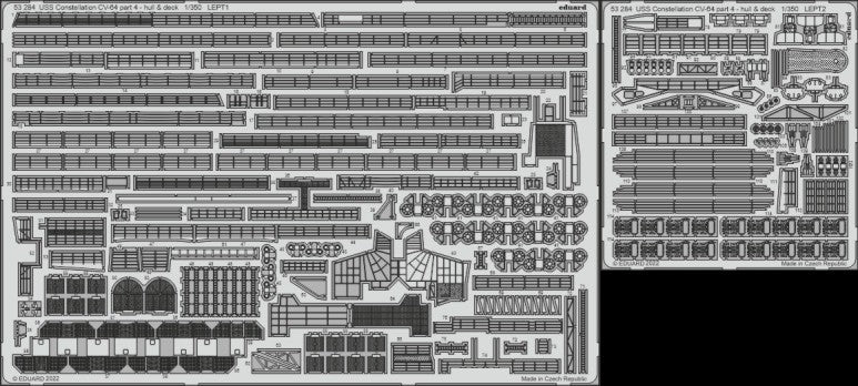 Eduard 53284 1/350 Ship- USS Constellation CV64 Part 4 Hull & Deck for TSM