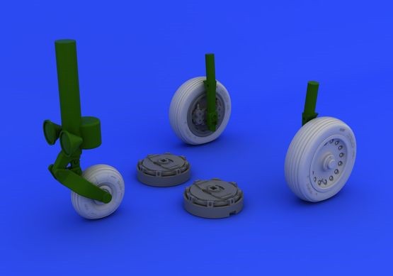 Eduard 632076 1/32 Aircraft- Mirage IIIc Wheels for ITA (Resin)