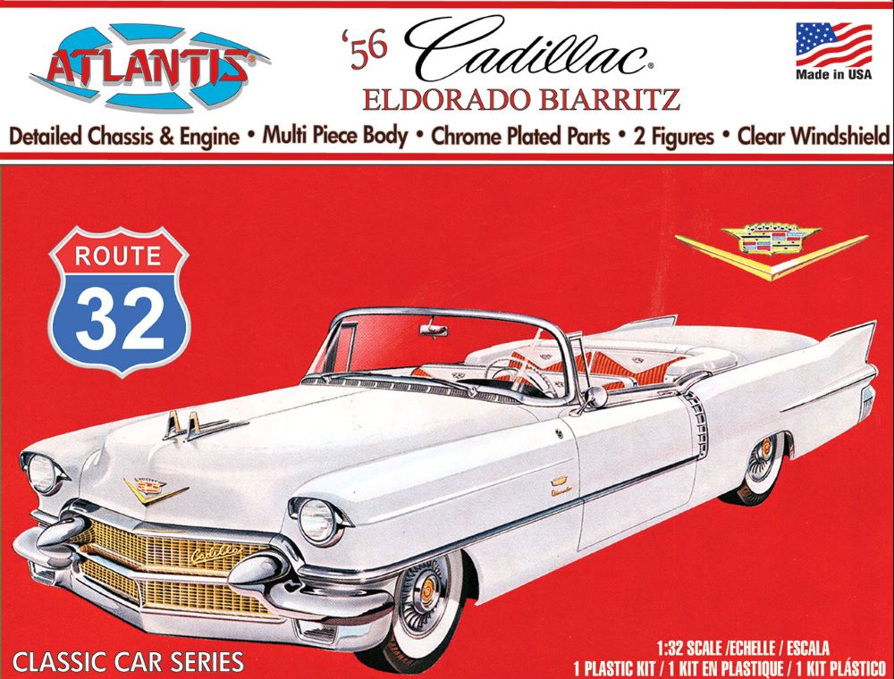 Atlantis Models 1200 1/32 1956 Cadillac Eldorado Biarritz Convertible (formerly