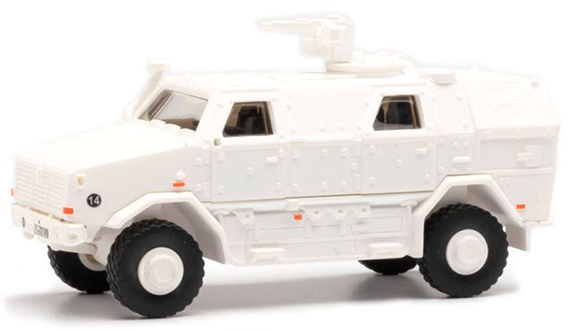Herpa 746731 1/87 Scale United Nations Un - Atf Dingo Armored Vehicle