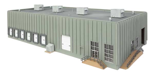 Walthers Cornerstone 933-3864 N Scale Concrete Grocery Warehouse -- Kit