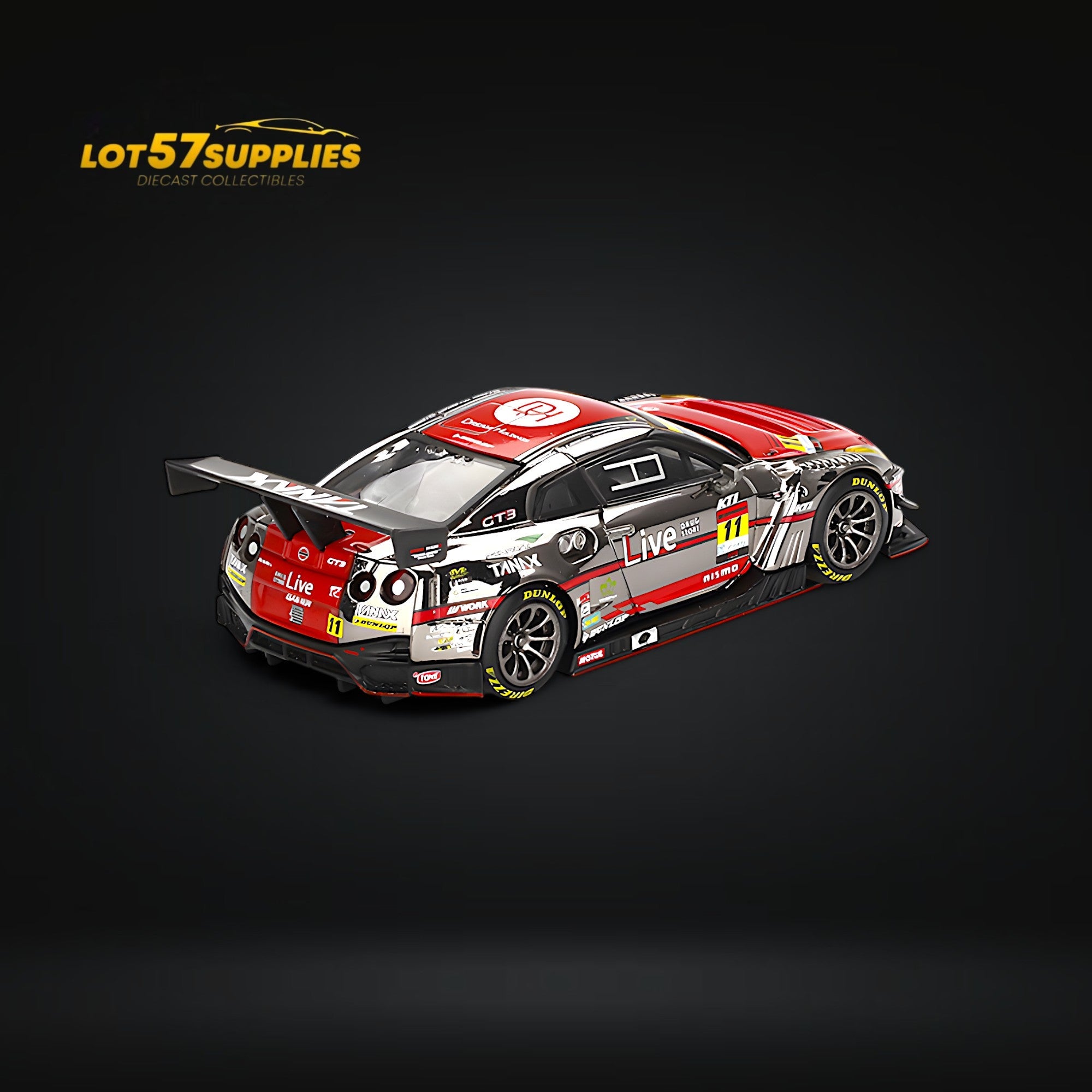 (Pre-Order) Mini-GT Nissan GT-R NISMO GT3 #11 "GAINER TANAX GT-R" GAINER 2023 SUPER GT SERIES #861 1:64