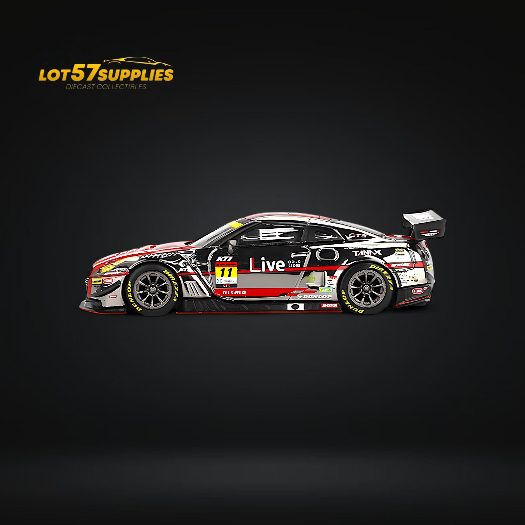 (Pre-Order) Mini-GT Nissan GT-R NISMO GT3 #11 "GAINER TANAX GT-R" GAINER 2023 SUPER GT SERIES #861 1:64