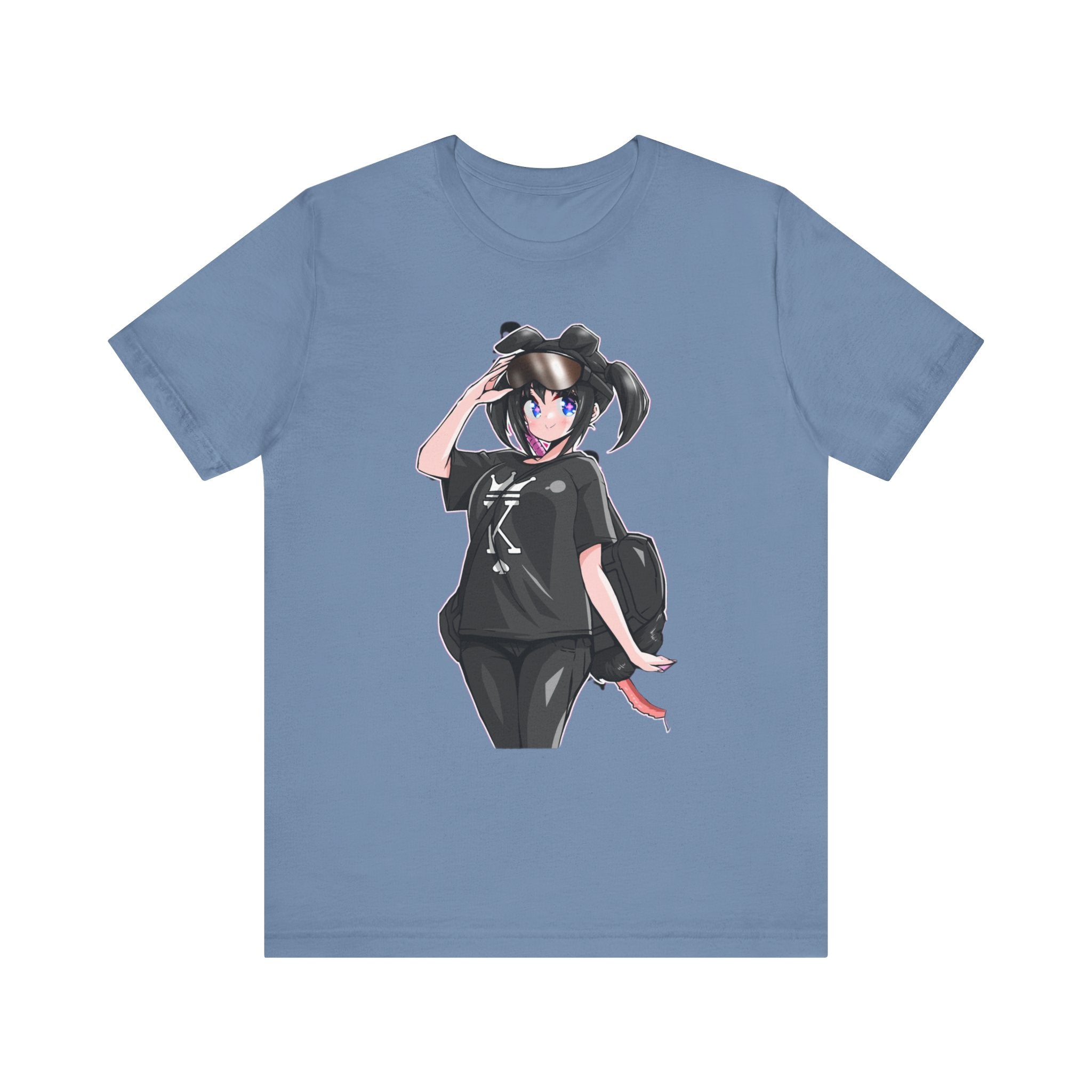 Lewd Anime-Themed Unisex Tee for Fans, Cute Graphic T-Shirt, Comfortable Everyday Wear, Perfect Gift for Anime Lovers, Stylish Casual Top
