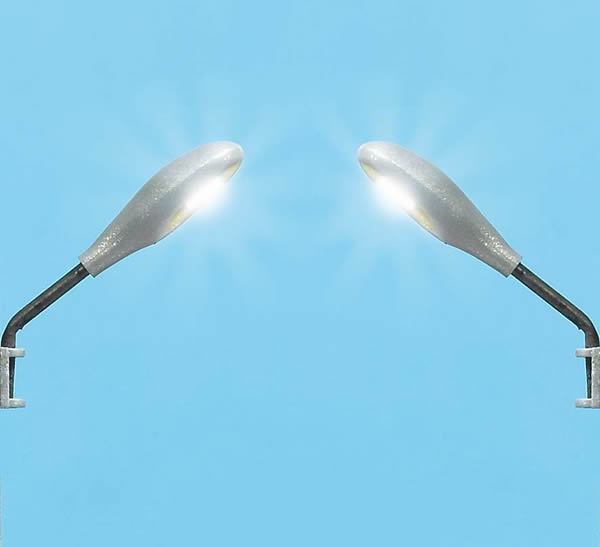 Busch 4153 HO Scale Wall Lamps -- pkg(2)