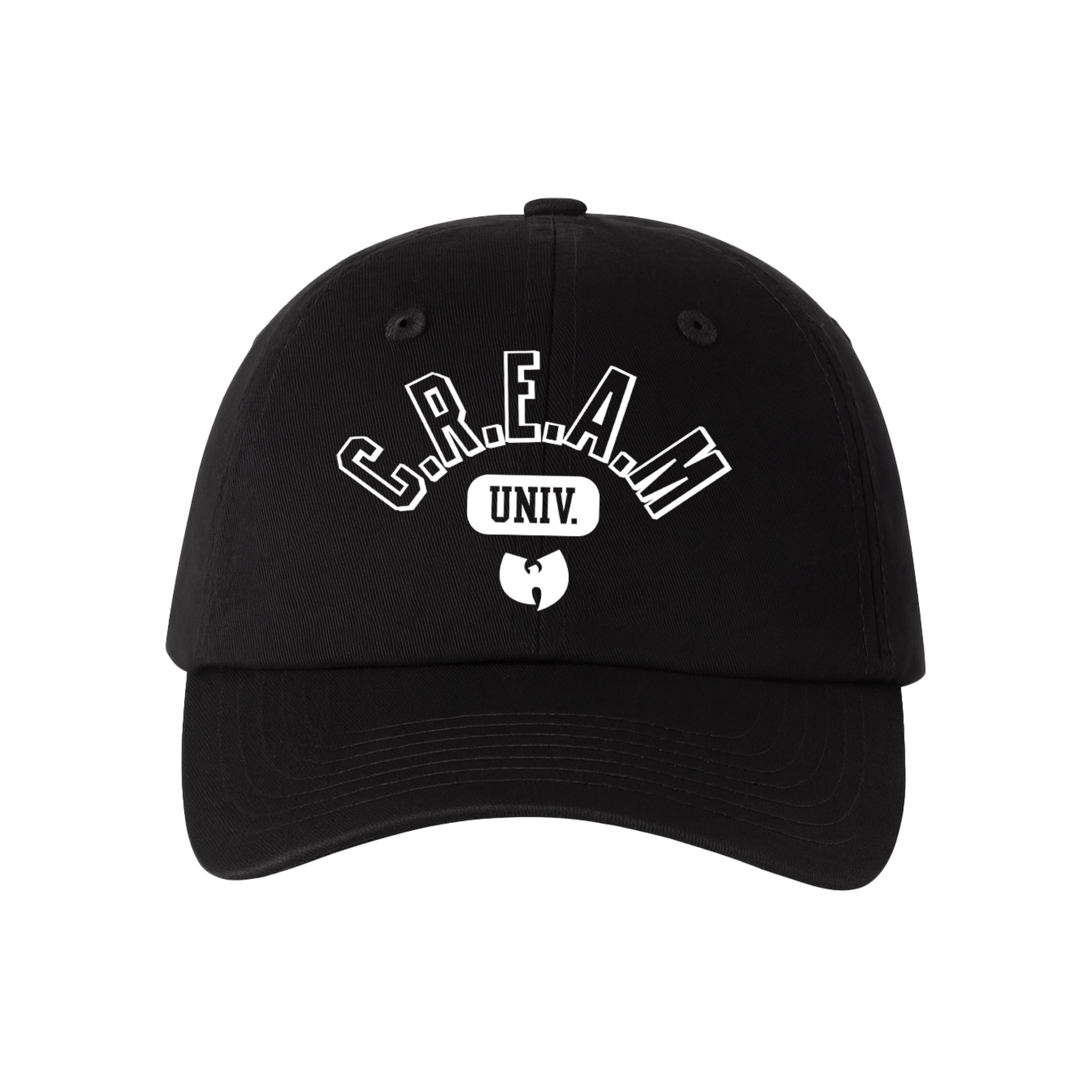 Youth C.R.E.A.M. University Dad Hat - Black