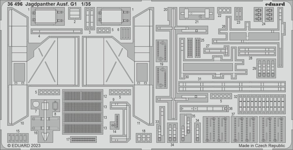 Eduard 36496 1/35 Armor- Jagdpanther Ausf G1 for ACY
