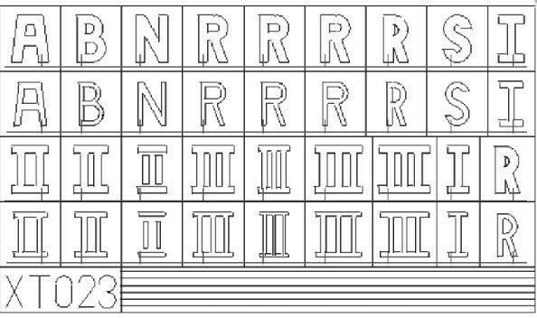 Eduard XT23 1/35 Express Mask- German Letters Large