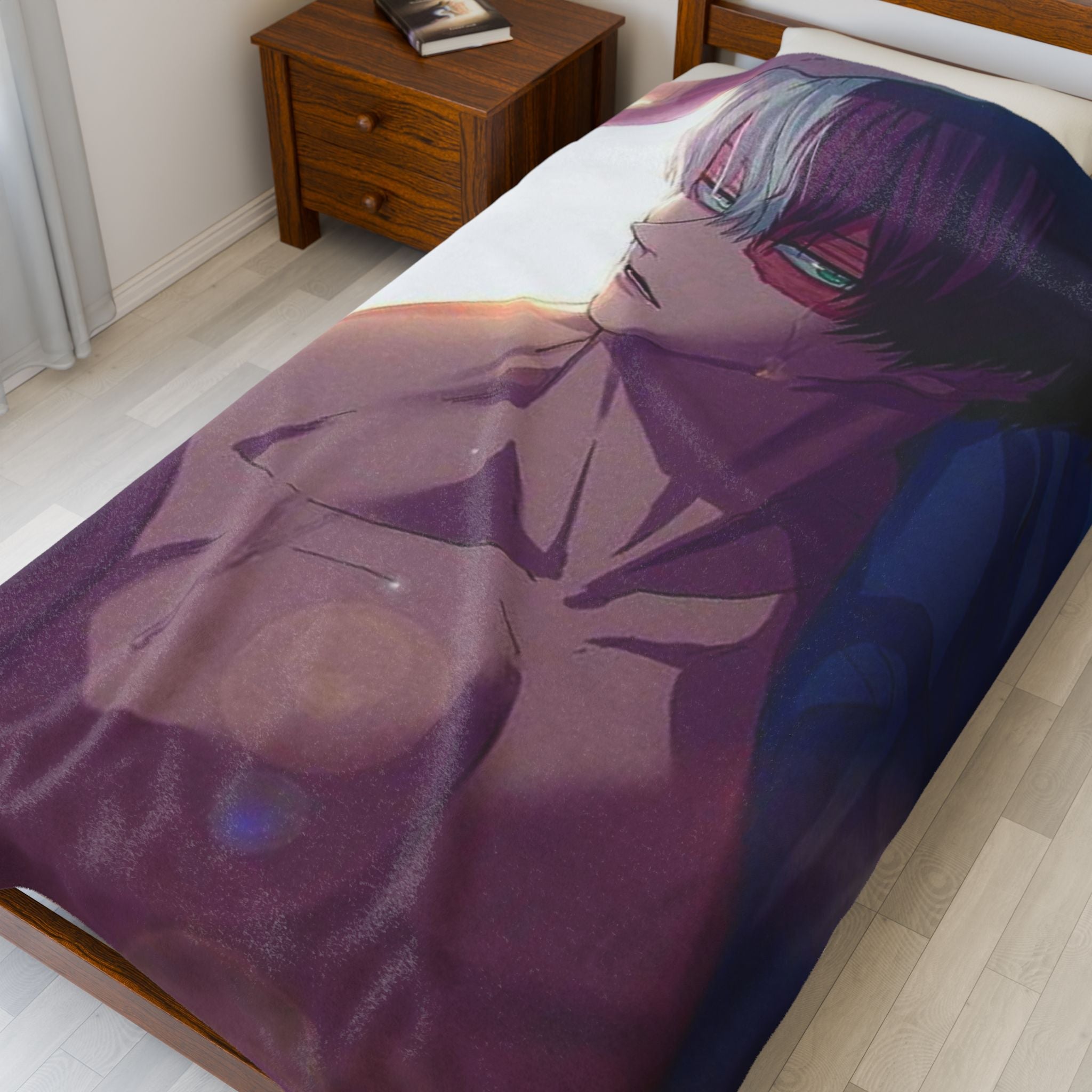 Hero school Plush Blanket - Soft Velveteen Throw for Fans, Perfect Gift for Birthdays, Anime Conventions, Home Decor, Cozy Nights