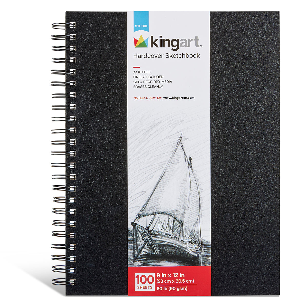 Hardcover Sketchbook 9x12 100 Pages