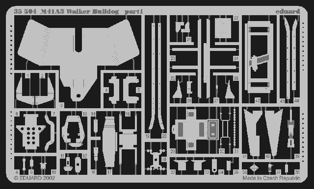 Eduard 35504 1/35 Armor- M41A3 Walker Bulldog for AFV