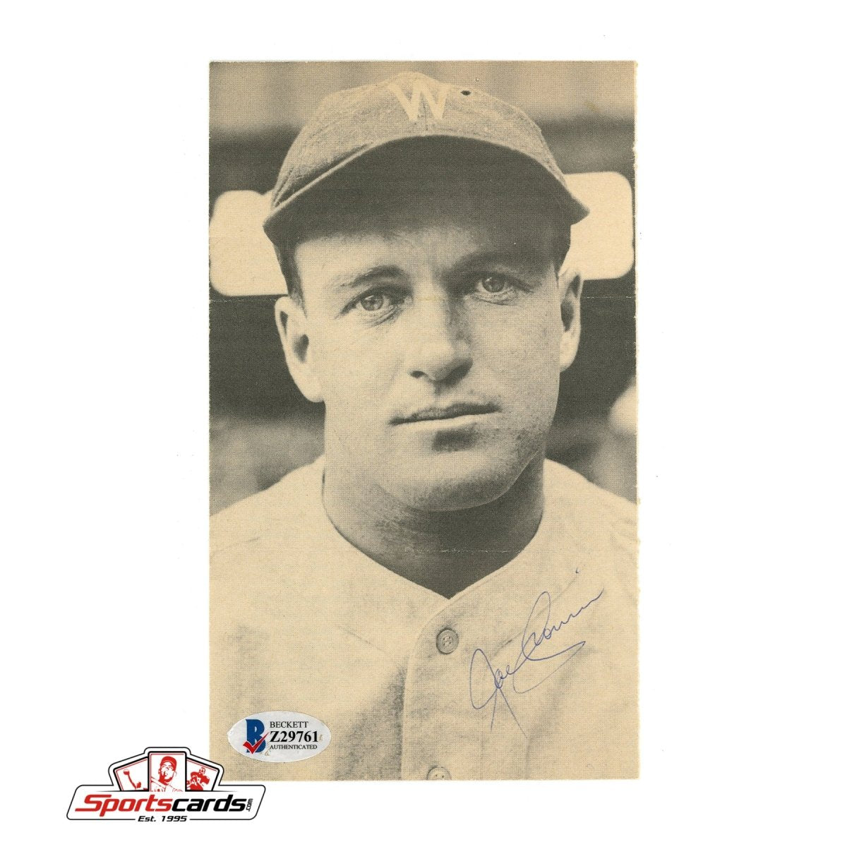 Joe Cronin (d.1984) Signed Autographed Magazine Photo BAS