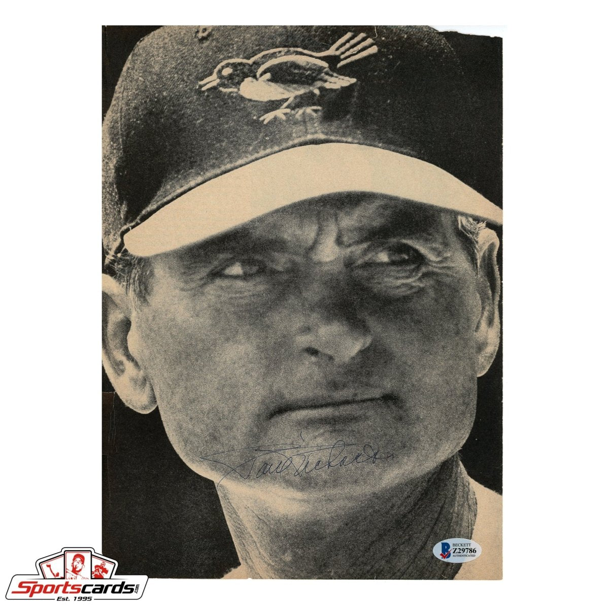 Paul Richards (d.1986) Signed Autographed Magazine Photo BAS