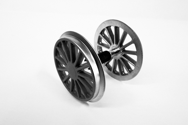 PIKO 36082 G Scale BB Plated Wheelset BR194, Black