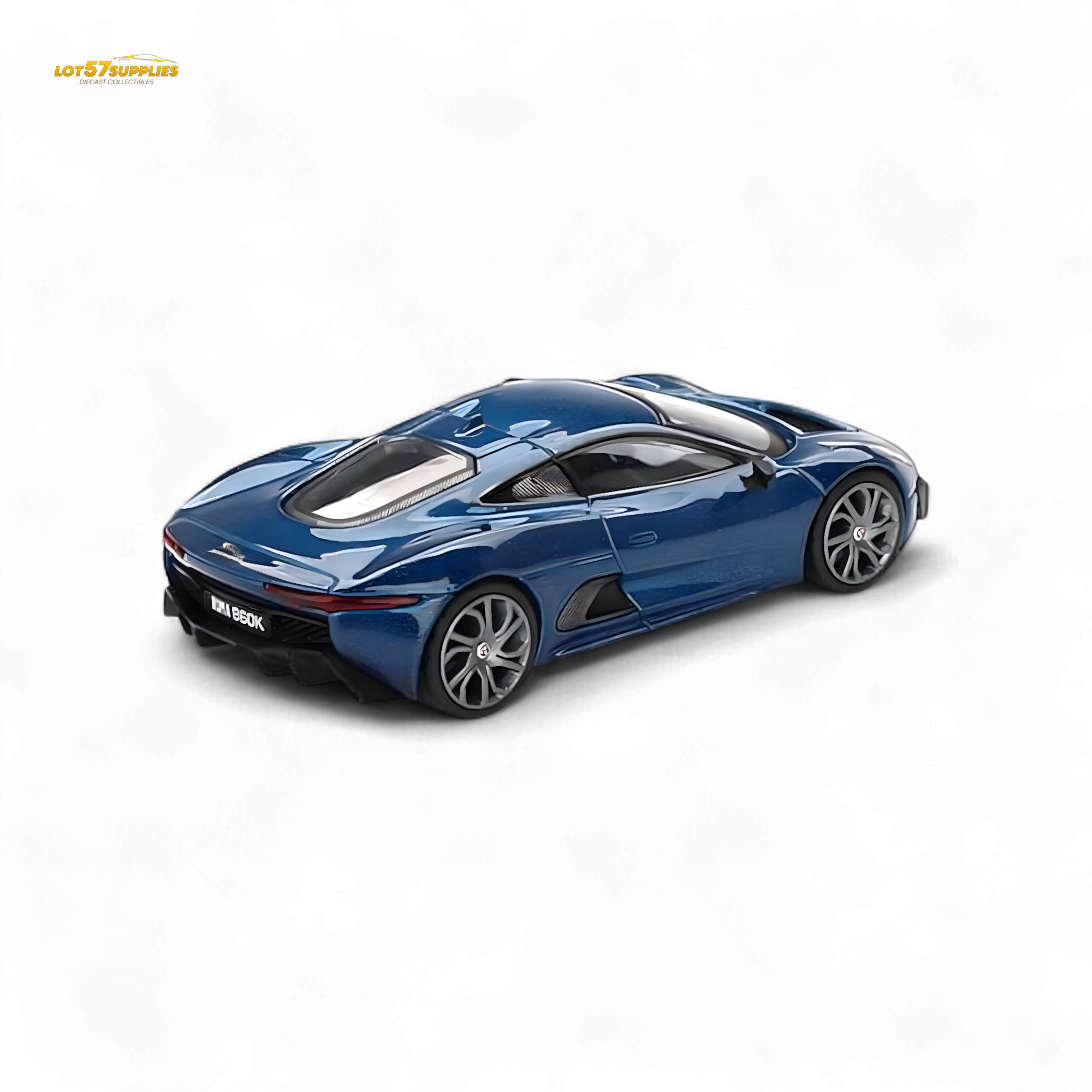 Mini-GT Jaguar C-X75 Blue #884 1:64 MGT00884
