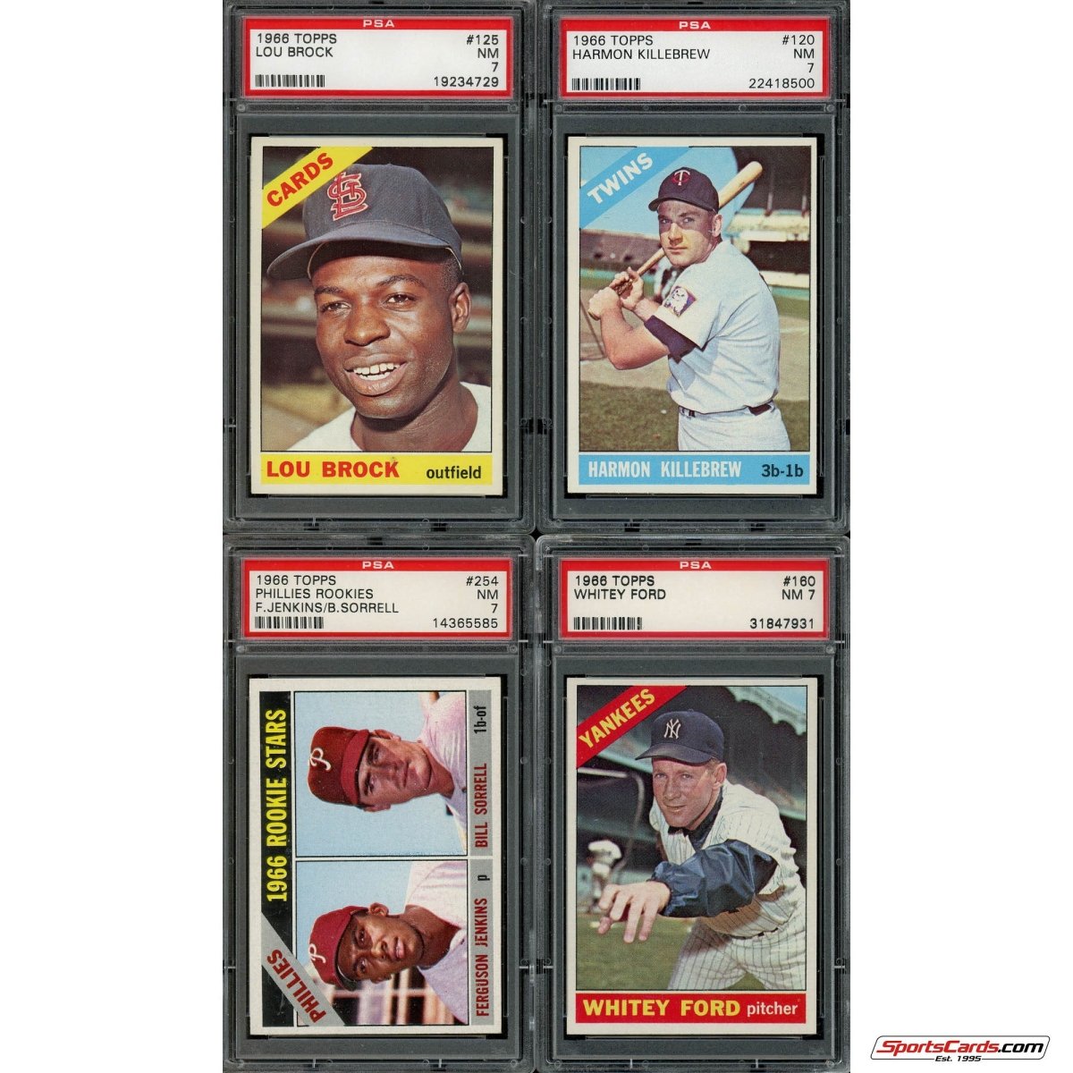 1966 Topps Baseball Complete Graded Set Break - (1) PSA 7 or Better Graded Card Per Box!