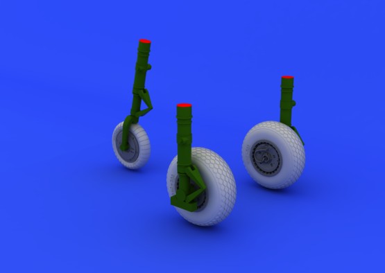 Eduard 648106 1/48 Aircraft- Me262 Wheels for TAM (Resin)