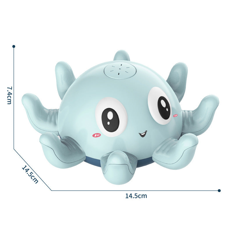 Automatic Water Spray Bath Toy – Flashing Light-Up Octopus for Kids