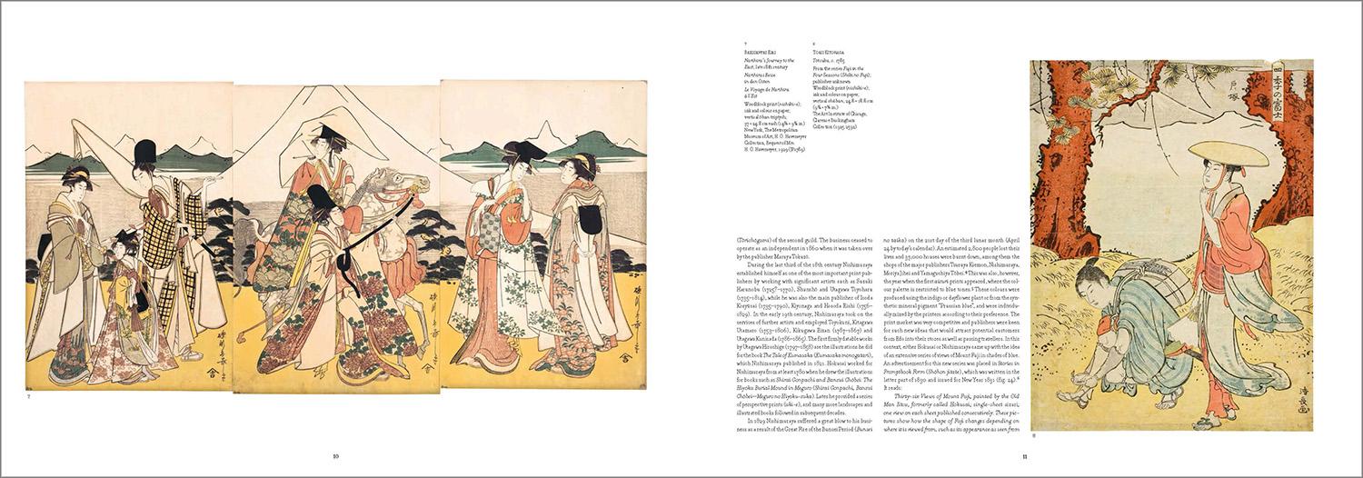 Hokusai. Thirty-six Views of Mount Fuji (German, French, English)