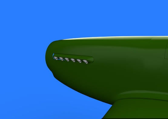 Eduard 632118 1/32 Aircraft- P51D Exhaust Stacks for RVL (Resin)