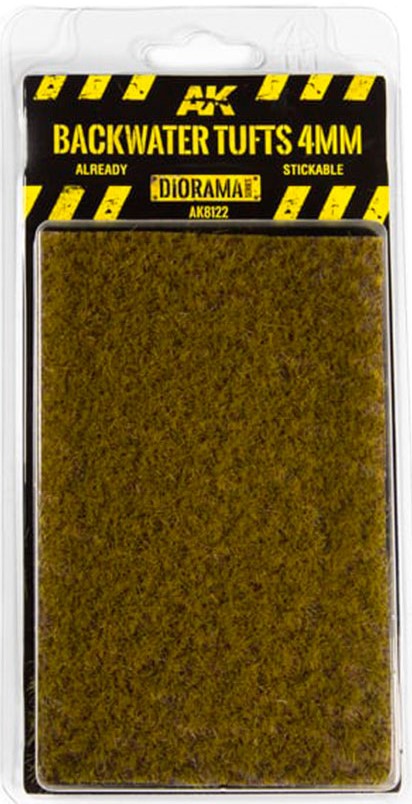 AK Interactive 8122 Diorama Series: Backwater Tufts 4mm (Self Adhesive)