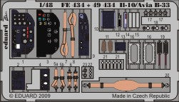 Eduard 49434 1/48 Aircraft- II10/Avia B33 for SHY (Painted Self Adhesive)