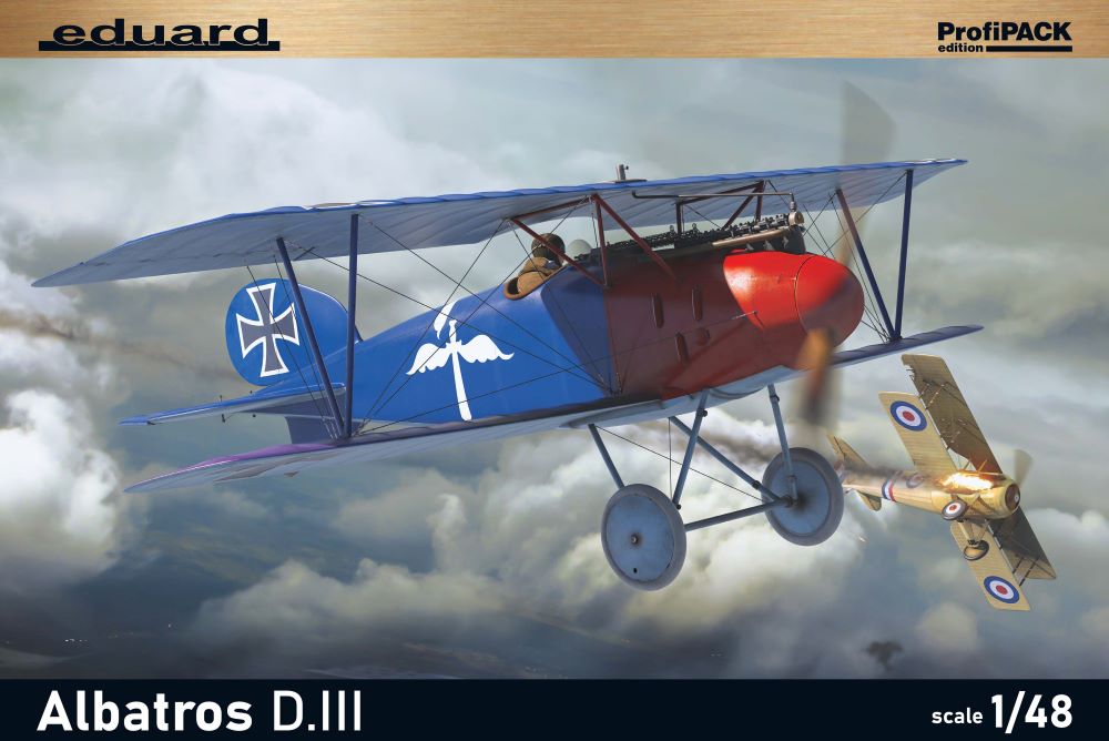 Eduard 8114 1/48 WWI Albatros D III German BiPlane Fighter (Profi-Pack Plastic K