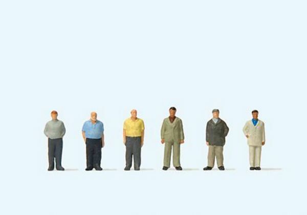 Preiser 88561 Z Scale Standing Men pkg(6)