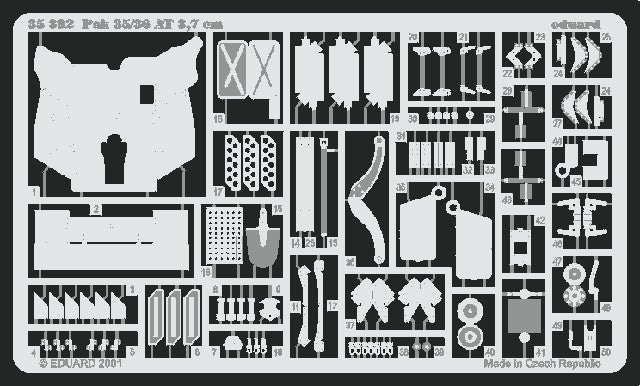 Eduard 35392 1/35 Armor- Pak 35/36 AT 3.7cm for TAM