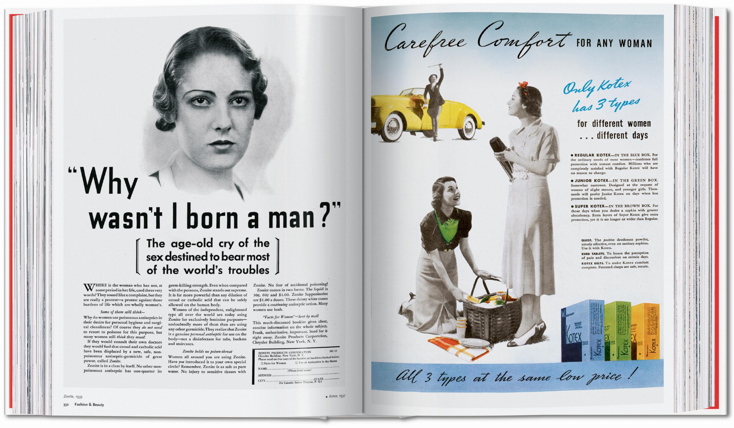 All-American Ads of the 30s (German, French, English)