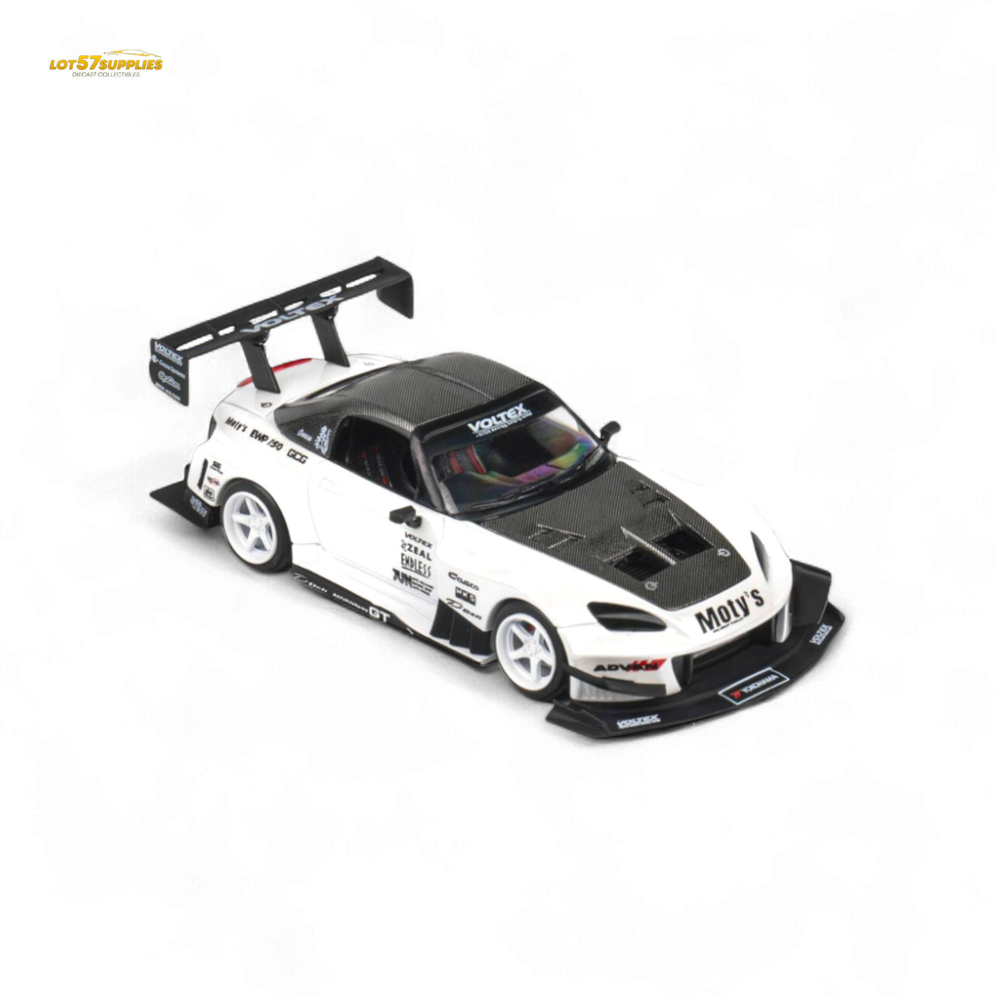 Microturbo Custom S2000 - Metallic White TOP FUEL 1:64